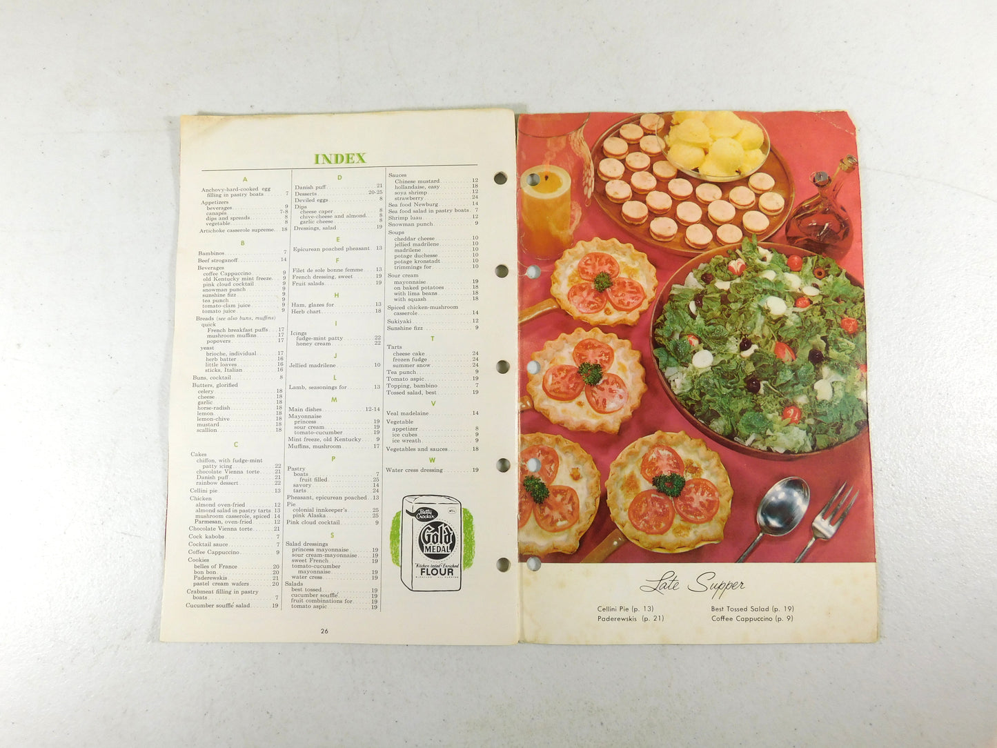 Vintage 1959 Betty Crocker's "Frankly Fancy" Foods Recipe Book