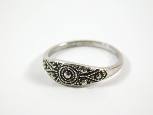 Vintage Avon Marcasite Ring Size 6.75