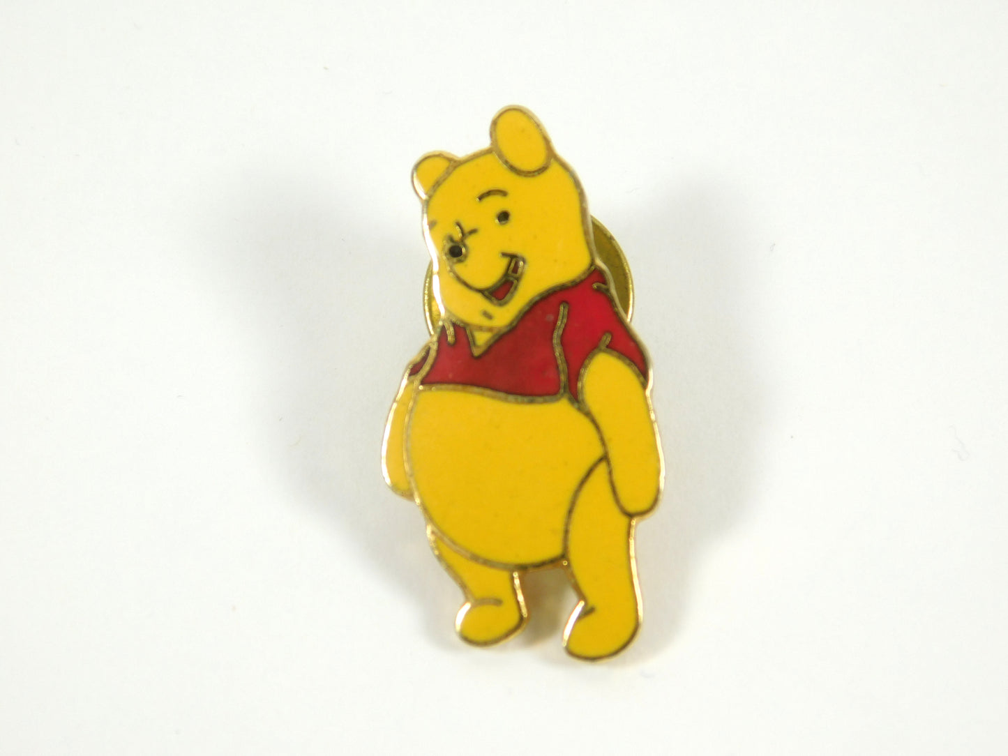 Vintage Winnie The Pooh Enamel Lapel Pin Button