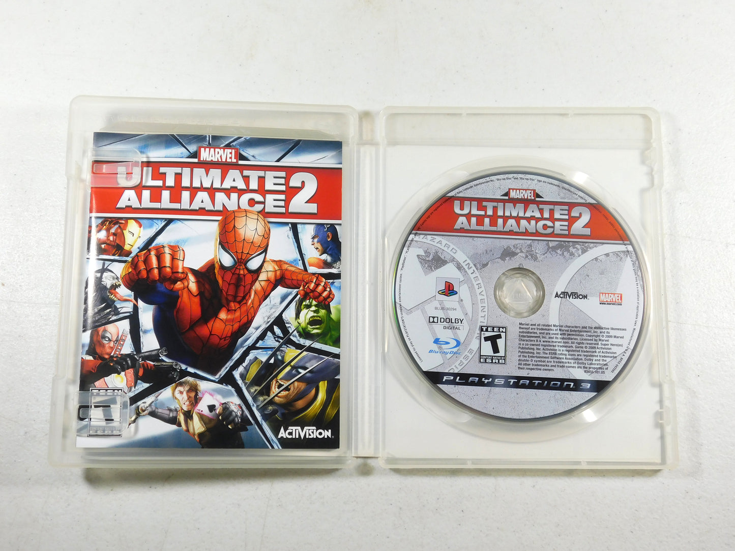 2 PS3 Games Marvel Ultimate Alliance 2 and Hitman Absolution