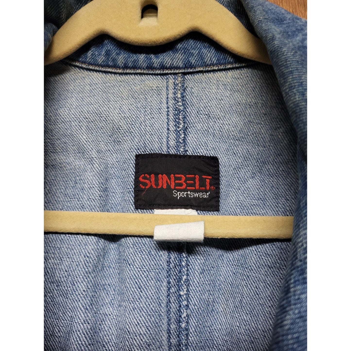 Vintage Sunbelt Sportswear Painted Denim Jacket