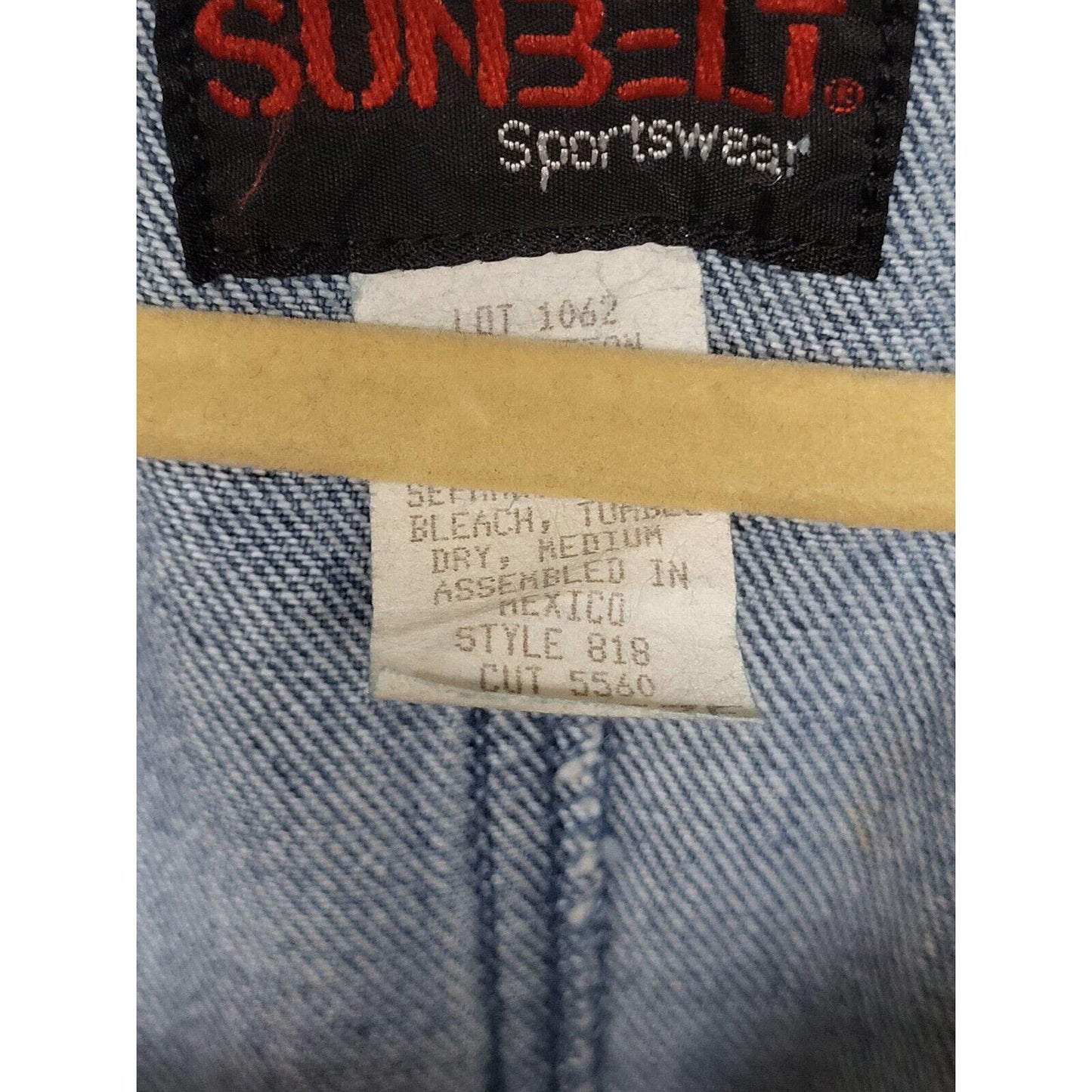 Vintage Sunbelt Sportswear Painted Denim Jacket