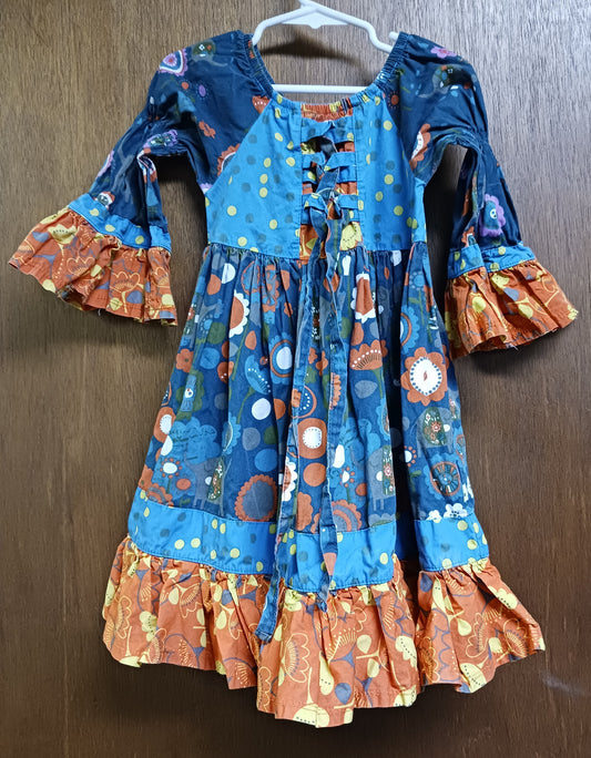 Jelly the Pug Floral Dress Size 4T